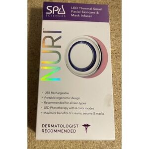 Spa Sciences Nuri LED Thermal Smart Facial Skincare & Mask Infuser Sealed